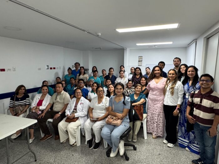 Intercambio académico internacional en CAMINO Nazareth | MiRed IPS Estudiantes de Perú y equipo de MiRed IPS durante intercambio académico en CAMINO Nazareth