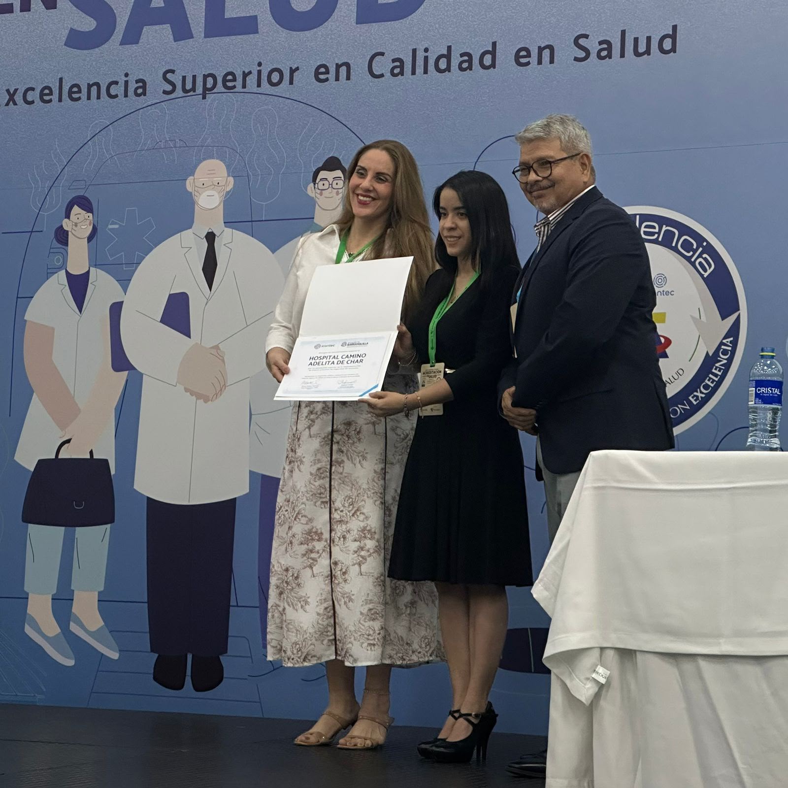Reconocimiento al CAMINO Adelita de Char por buenas prácticas de seguridad del paciente